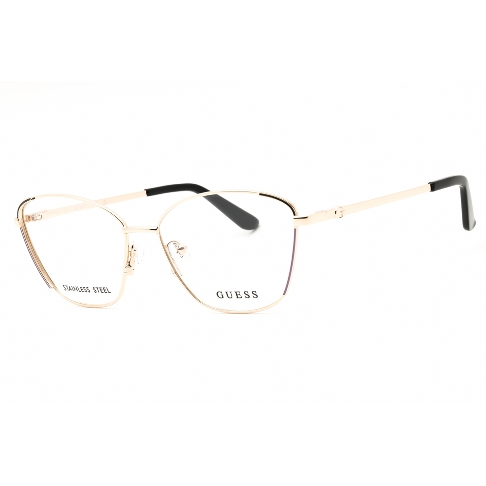 NWT Guess GU50224 Pale Gold Cat Eye 54mm Eyeglasses